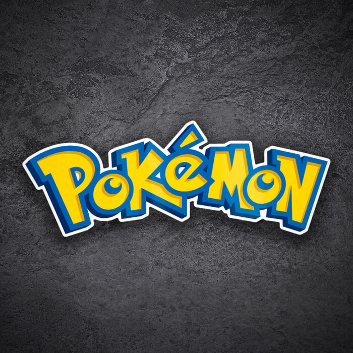 Adesivi per Auto e Moto: Logo Pokémon classico