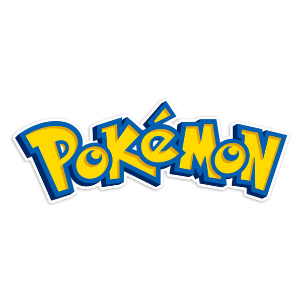 Adesivi per Auto e Moto: Logo Pokémon classico