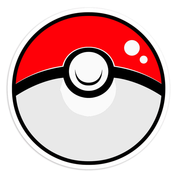 Adesivi per Auto e Moto: Pokeball moderna Pokémon