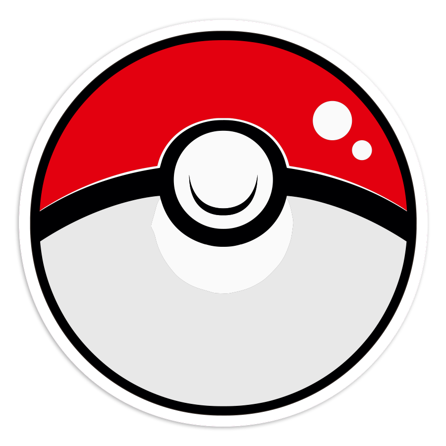 Adesivi per Auto e Moto: Pokeball moderna Pokémon