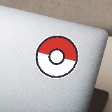 Adesivi per Auto e Moto: Poke Ball - Pokemon 5