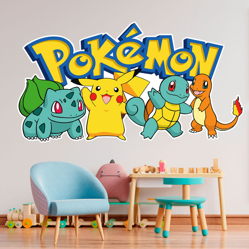 Adesivi per Bambini: Pikachu e amici Pokémon