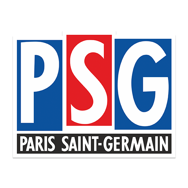 Adesivi Murali: Anno dello scudo PSG 1990
