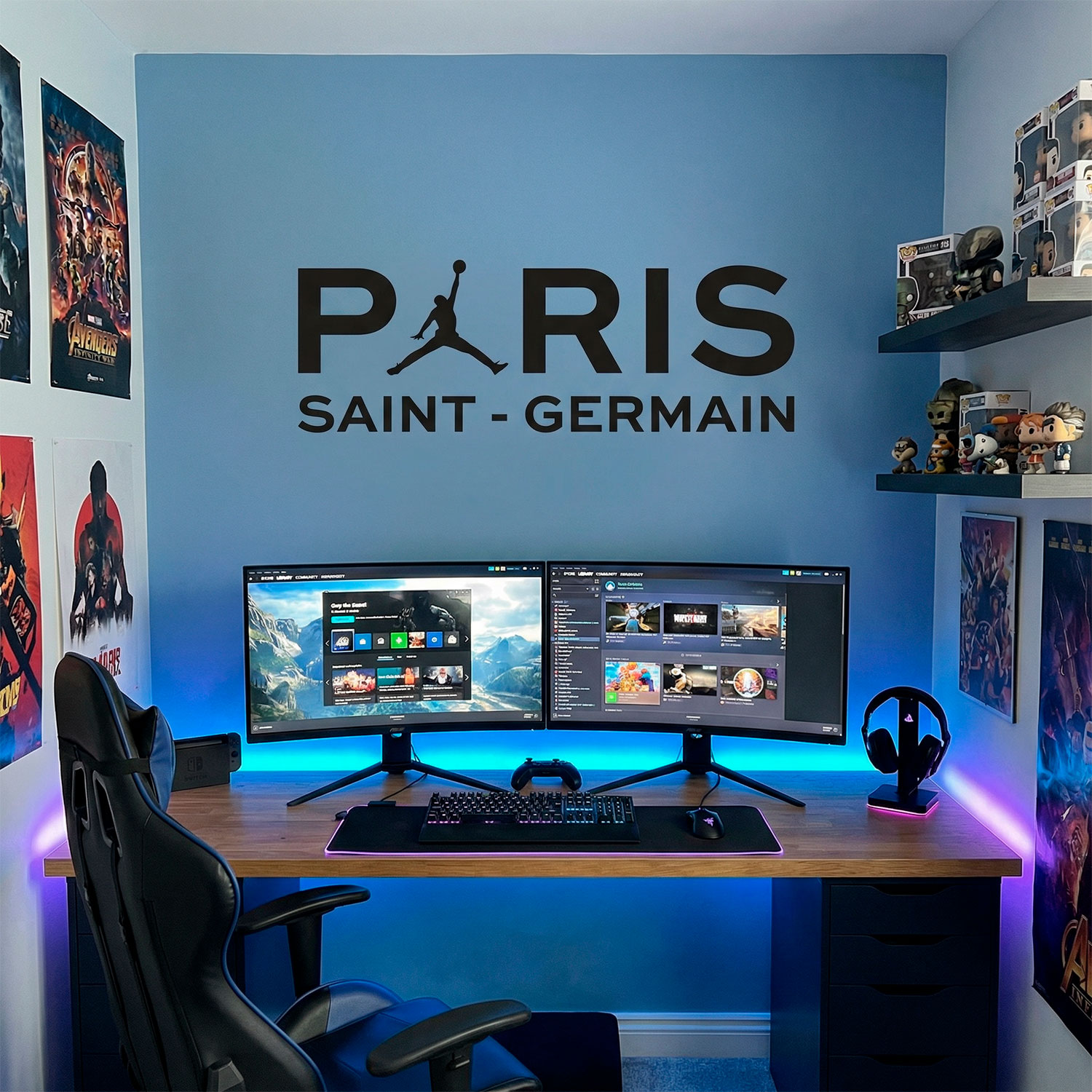 Adesivi Murali: PSG Jordan 