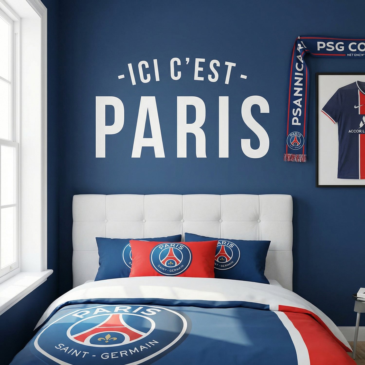 Adesivi Murali: PSG Ici c&acute;est Paris