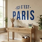 Adesivi Murali: PSG Ici c&acute;est Paris 18
