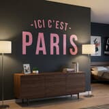 Adesivi Murali: PSG Ici c&acute;est Paris 19