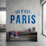 Adesivi Murali: PSG Ici c&acute;est Paris 8