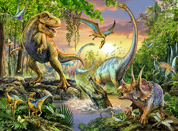 Adesivi Murali: Poster adesivo Dinosauri