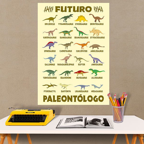 Adesivi Murali: Poster adesivo Il futuro paleontologo