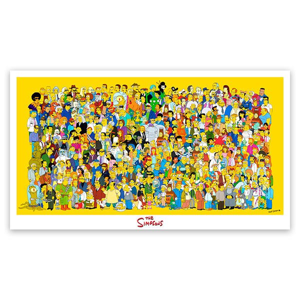 Adesivi Murali: Personaggi Simpson