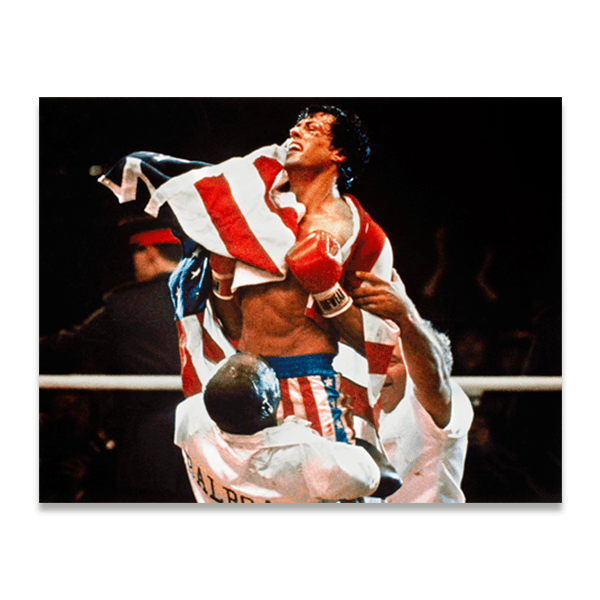 Adesivi Murali: Rocky Balboa vittoria
