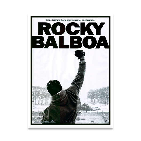 Adesivi Murali: Rocky Balboa motivazione