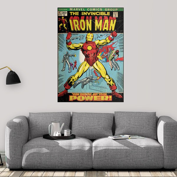 Adesivi Murali: Invincibile Iron Man