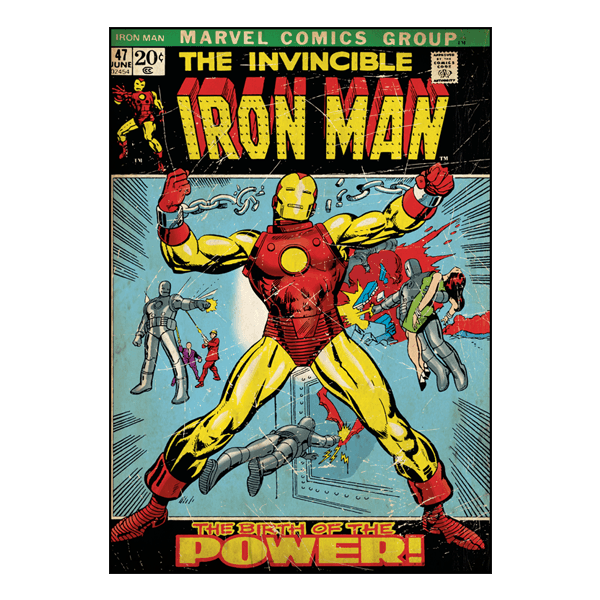Adesivi Murali: Invincibile Iron Man 0
