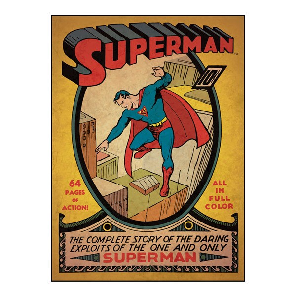 Adesivi Murali: Classico Fumetto di Superman