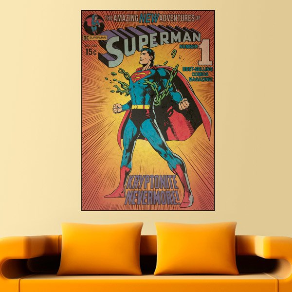 Adesivi Murali: Superman kryptonite