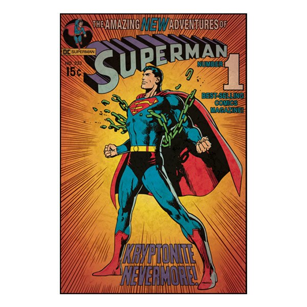 Adesivi Murali: Superman kryptonite