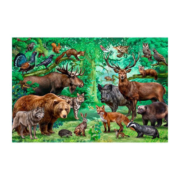 Adesivi Murali: Animali della Foresta