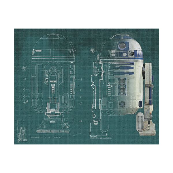 Adesivi Murali: Piani R2-D2