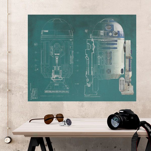 Adesivi Murali: Piani R2-D2