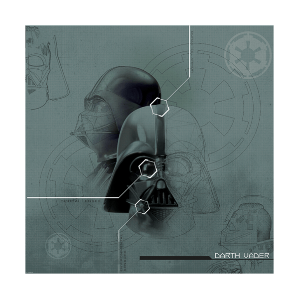 Adesivi Murali: Piantine di Darth Vader