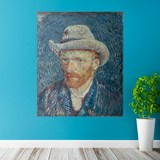 Adesivi Murali: Autoritratto di Van Gogh 3