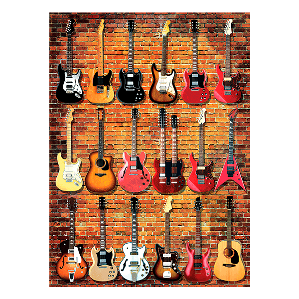 Adesivi Murali: Tipi di chitarre