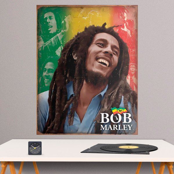 Adesivi Murali: Bob Marley