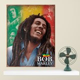 Adesivi Murali: Bob Marley 3