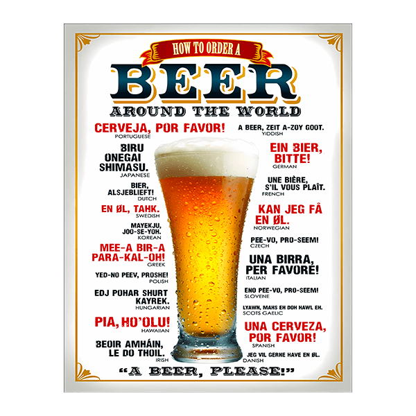 Adesivi Murali: Beer around the world