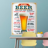 Adesivi Murali: Beer around the world 3