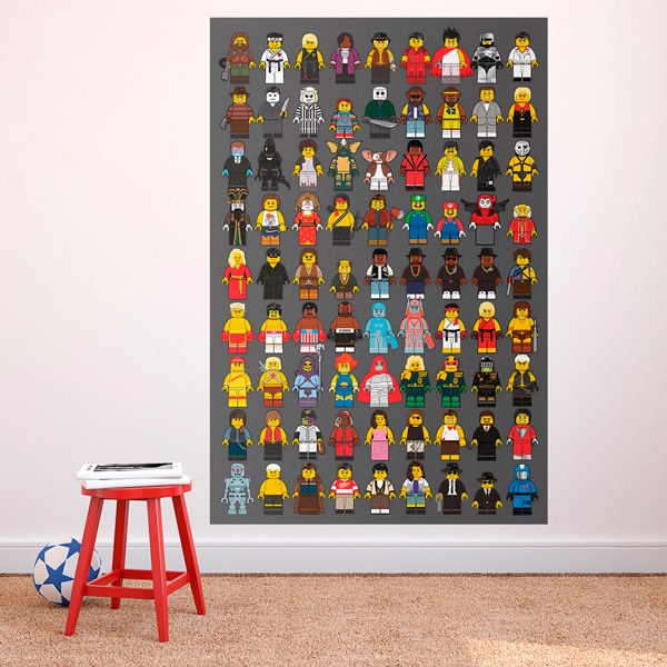 Adesivi Murali: Attori di film Lego