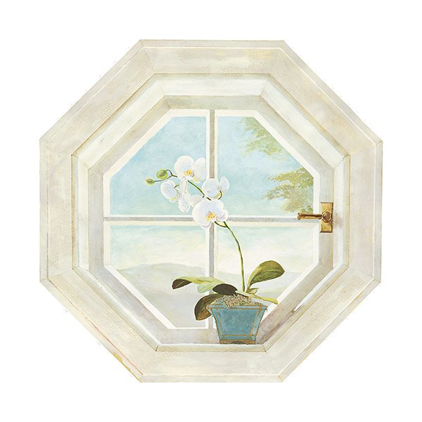 Adesivi Murali: Finestra ottagonale