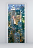 Adesivi Murali: Skyscraper door a New York 5