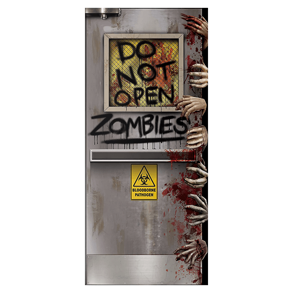 Adesivi Murali: Pericolo zombie