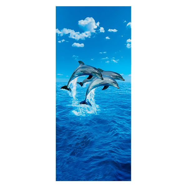 Adesivi Murali: Delfini che saltano 
