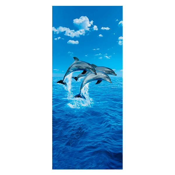 Adesivi Murali: Delfini che saltano 