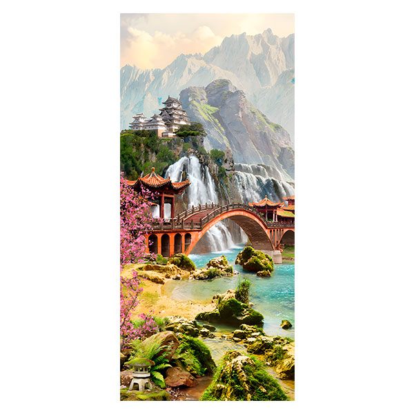 Adesivi Murali: Ponte giapponese