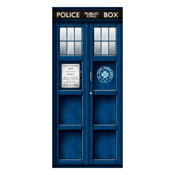 Adesivi Murali: Tardis Doctor Who