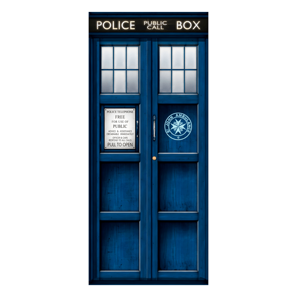 Adesivi Murali: Tardis Doctor Who