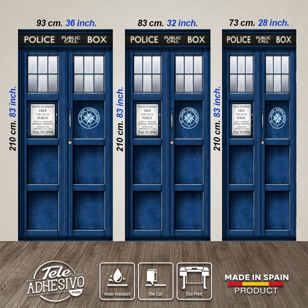 Adesivi Murali: Tardis Doctor Who