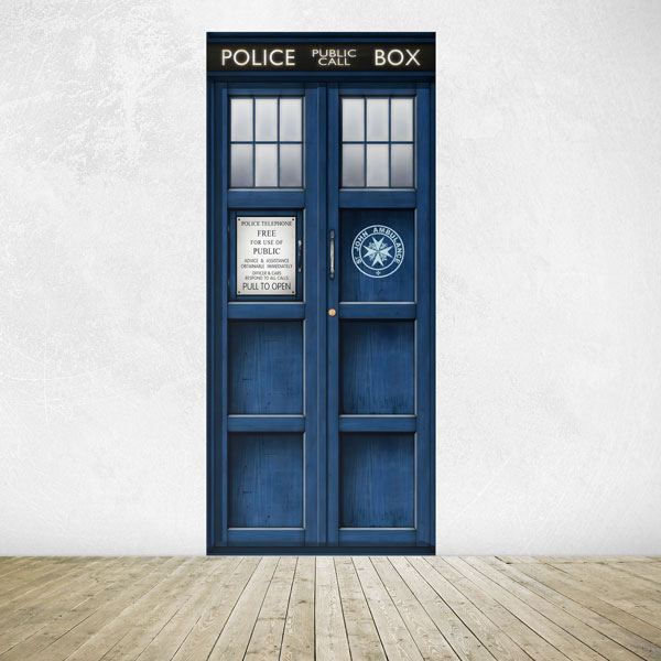 Adesivi Murali: Tardis Doctor Who