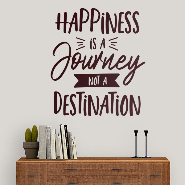 Adesivi Murali: Happiness is the way