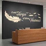 Adesivi Murali: Prenez le temps d'&ecirc;tre Heureux 15