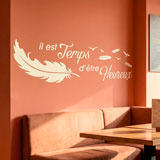 Adesivi Murali: Prenez le temps d'&ecirc;tre Heureux 5