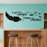 Adesivi Murali: Prenez le temps d'&ecirc;tre Heureux 8