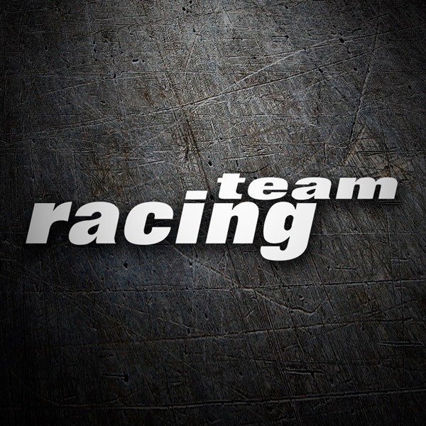 Adesivi per Auto e Moto: Racing Team