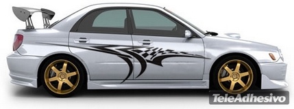 Adesivi per Auto e Moto: Kit Racing 17 2