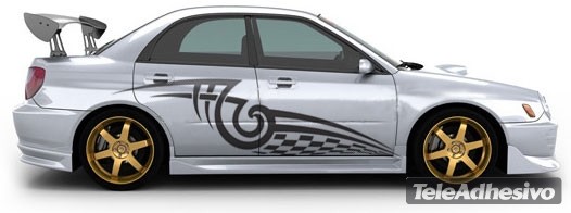 Kit adesivi racing per auto 18 2/2